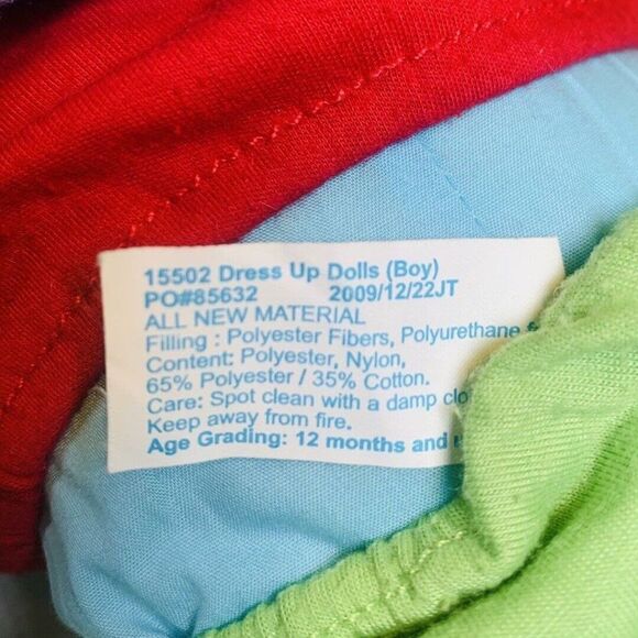 2009 One Step Ahead Learn To Dress Up Boy Plush 18" Stuffed Doll Basic Skill Toy - Picture 9 of 9